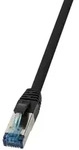 LogiLink Patchkabel, PUR, Cat.6A, S/FTP, schwarz, 50 m