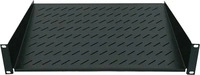 LogiLink 19" Fachboden, Befestigung nur vorne T=400 mm, schwarz (SF2C45B)
