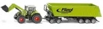 Claas Traktor mit Frontlader, Dolly und Fliegl Muldenkipper