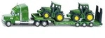 Freightliner Tieflader mit John Deere Traktoren