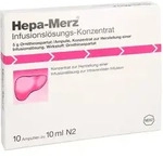 HEPA-MERZ Infusionsl&ouml;sungs-Konzentrat Ampullen