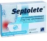 Septolete mit Eukalyptus-Geschmack 3 mg/1 mg