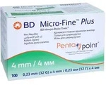 BD Micro-fine+ 4 Pen-Nadeln 0,23x4 mm