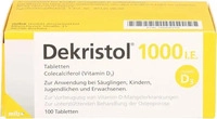 PZN-DE 10068950, MIBE Arzneimittel Dekristol 1000 I.E. 100 St&uuml;ck, Grundpreis: &euro;