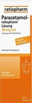 PZN-DE 07263487, Paracetamol-ratiopharm 40 mg/ml 100 ml, Grundpreis: &euro; 49,50 / l