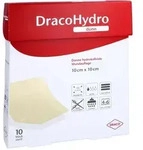 Dracohydro d&uuml;nn Hydrokoll. Wundauflage 10x10 cm