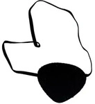 Augenklappe oval mit Gummiband
