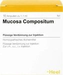 PZN-DE 04313575, Biologische Heilmittel Heel Mucosa compositum Ampullen 10 St&uuml;ck,