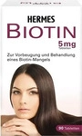 PZN-DE 02253656, Hermes Arzneimittel Hermes Biotin 5 mg 90 St&uuml;ck, Grundpreis: &euro;