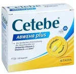 Cetebe Abwehr plus Vitamin C + Vitamin D3 + Zink Kapseln