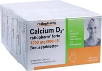 PZN-DE 06784729, Calcium D3-ratiopharm forte 100 St&uuml;ck, Grundpreis: &euro; 0,47 /