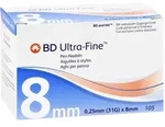 BD Ultra-fine Pen-Nadeln 8 mm 31 G 0,25 mm 1001 Artikel Medical