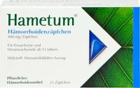 PZN-DE 07619576, Dr. Willmar Schwabe Hametum H&auml;morrhoidenz&auml;pfchen 25 St&uuml;ck,