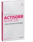 Actisorb 220 Silver 10,5x19 cm steril Kompressen Solventum