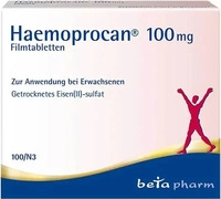 PZN-DE 16583676, betapharm Arzneimittel Haemoprocan 100 mg 100 St&uuml;ck, Grundpreis: