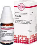 PZN-DE 02626695, DHU-Arzneimittel Borax D 4 Tabletten 80 St&uuml;ck, Grundpreis: &euro;