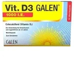 Vit. D3 GALEN 1000 I.E.