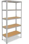 shelfplaza HOME 180x60x30 cm Schwerlastregal in verzinkt mit 5 B&ouml;den und 175 kg
