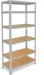 shelfplaza HOME 200x120x40 cm Schwerlastregal in verzinkt mit 6 B&ouml;den und 145 kg