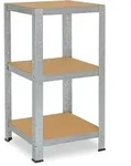 shelfplaza HOME 100x50x50 cm Schwerlastregal in verzinkt mit 3 B&ouml;den und 175 kg