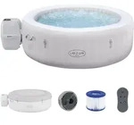 LAY-Z-SPA&reg; LED Whirlpool Paris AirJetTM &Oslash; 196 x 66 cm, rund