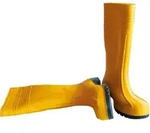 Bau-Sicherheitsstiefel / PVC S5 - 39 - Gelb