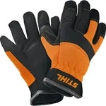 Stihl Kinderarbeitshandschuhe - S (5 - 7 Jahre) - schwarz / orange