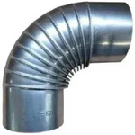 Bertrams Rauchrohrknie (Rippenbogen) ohne Putzt&uuml;r 90&deg; starr / FAL - 222 x...