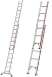 Schiebeleiter 2-teilig 6046 - 28,6 / 5,28 - 9,15 / 2 x 18