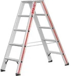 Stufenstehleiter, beidseitig begehbar 8024 - 2,45 / 355 / 450 / 6
