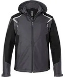 BODYFORCE Winter Softshell Jacke 1325 - XL / anthrazit / schwarz