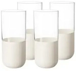 Villeroy & Boch Manufacture Rock Blanc Longdrinkbecher 300 ml 4er Set