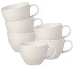 like. by Villeroy & Boch Crafted Kaffeetasse 247 ml 6er Set - Cotton