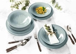 Seltmann Weiden Beat Color Glaze Suppenteller &oslash; 22,5 cm 6er Set - Arktisblau
