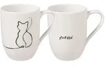Villeroy & Boch Statement Kaffeebecher 280 ml 2er Set Cat