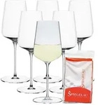 Spiegelau Definition Wei&szlig;weinglas 430 ml 6er Set + Poliertuch