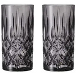 Nachtmann Noblesse Longdrinkgl&auml;ser 2er Set - Smoke