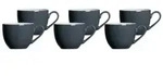 Ritzenhoff & Breker DOPPIO Espressotasse 80 ml 6er Set - Anthrazit