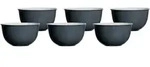 Ritzenhoff & Breker DOPPIO M&uuml;slischale 14 cm 6er Set - Anthrazit