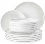 Seltmann Weiden Sento Home Tafelservice 12-teilig - Aura white
