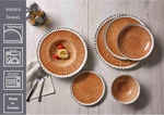 Ritzenhoff & Breker Natura Teller-Set 18-teilig - Braun