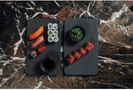Villeroy & Boch Manufacture Rock Servierplatten Set 2-teilig rechteckig schwarz