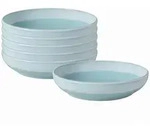 like. by Villeroy & Boch Perlemor Aqua Pastaschale &oslash; 22,2 cm 6er Set