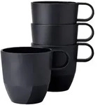 Mepal SILUETA Henkelbecher 300 ml 4er Set - Nordic Black