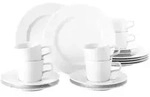 Seltmann Weiden No Limits Wei&szlig; Kaffeeservice 18-teilig