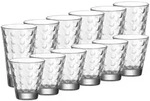 Leonardo OPTIC Trinkglas 12er Set - 6x klein + 6x gro&szlig;