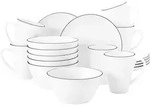 Seltmann Weiden Lido Black Line Fr&uuml;hst&uuml;cks-Set 18-teilig