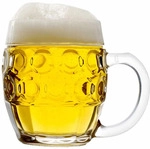 St&ouml;lzle Oberglas T&Uuml;BINGER Bierkrug 0,25 l 6er Set