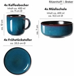 Ritzenhoff & Breker Bali Fr&uuml;hst&uuml;cks-Set 12-teilig