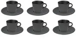 Villeroy & Boch Manufacture Rock Espresso Set schwarz 12-teilig